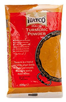 Natco - Polvere di curcuma (polvere di Haldi) 400g