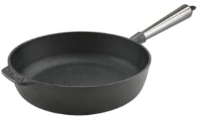 Carl Victor Servierpfanne Gusseisenpfanne 25 cm ohne PFAS mit Edelstahlgriff