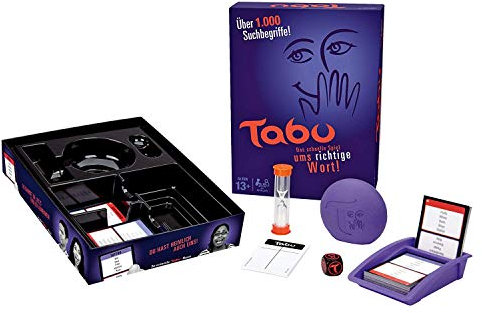 Hasbro A4626100 Tabu, klassisches Partyspiel, ab 13 Jahren