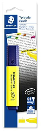 Staedtler 752315 Textmarker Texts Originalfarbe, gelb