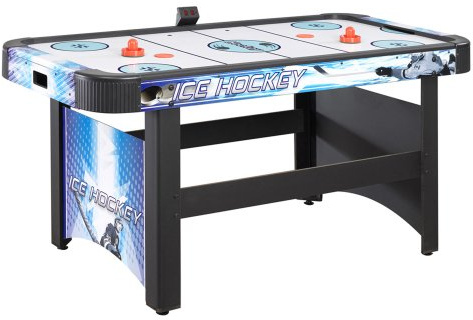 Blue Wave Face-Off 5-Foot Air Hockey Game Table w/Electronic Scoring