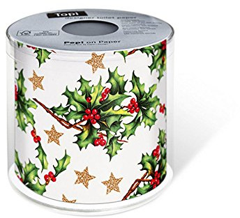 PAPER+DESIGN Toilettenpapier FSCMix 200 Bl. Holly all over