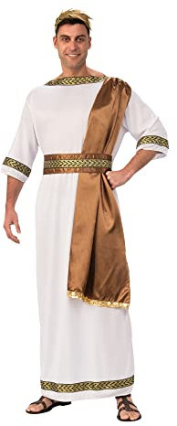 Bristol Novelty Official Forum AC734 Standard Adult Mens Greek God Costume With Brown Sash