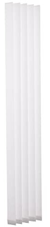 Ventanara® 19 Lamellen einzeln weiß 89mm Ersatzlamellen für Lamellenvorhang Vertikaljalousie 180 cm