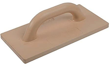 Frattazzo Liscio, Misura 220x420 mm, Ideale per Lisciare Intonacature, In ABS Resistente Extra Leggero con Manico Chiuso