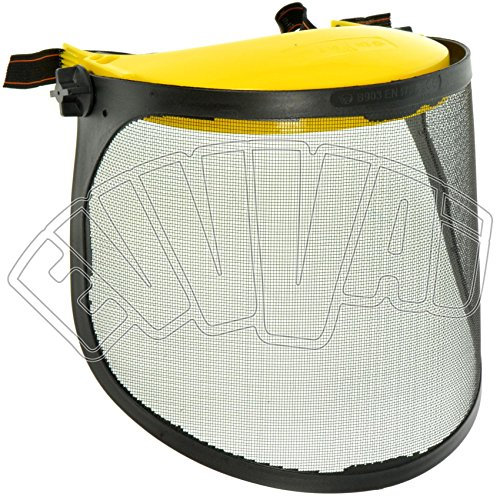 VISIERA CON RETE CE EN1731 PER PROTEZIONE VISO OCCHI LAVORO GIARDINAGGIO