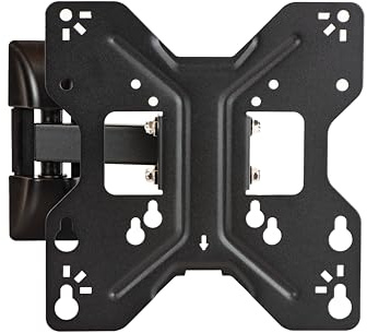 Link LKBR02 Staffa a Muro a 2 Snodi Per TV 23-42” – Supporto Universale In Acciaio Con Regolazione Orizzontale E Verticale – Portata 30 kg – Compatibile VESA da 75x75 a 200x200 – Montaggio Facile
