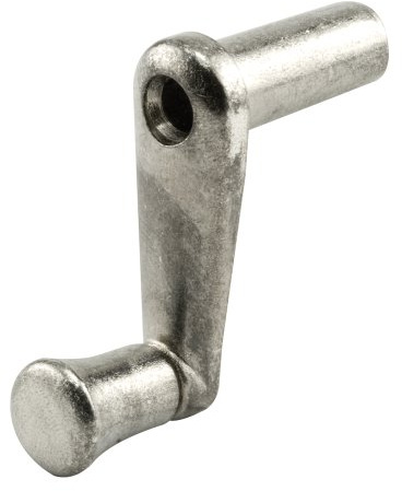 Prime-Line R 7007 1 In. Diecast Zinc-Plated Recreational Vehicle (RV) Window and Vent Crank Handle (2 Pack)