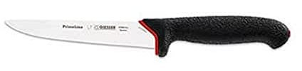 Giesser seit 1776 - Made in Germany - Stechmesser rutschfest PrimeLine, Klinge 15 cm, schwarz, scharfes Metzgermesser spülmaschinenfest,rostfrei