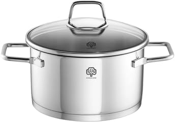 Schulte-Ufer 64006-20 Fleischtopf Wega, 20 cm, Edelstahl