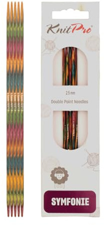 KnitPro Symfonie Nadelspiele 8 (20cm) | 2,5mm
