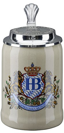 HB Hofbräuhaus München Bierkrug Hofbräuhaus München HB Krug 0,5 Liter King Werk KI 1000057