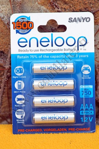 Sanyo eneloop Batterien AAA Micro 4er Pack