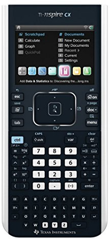 Texas TI-NSPIRE CX wissenschaftlicher Taschenrechner (Schwarz)