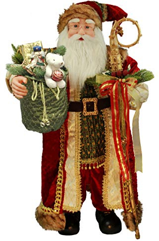 Windy Hill Collection 36 Inch Standing Grand Santa Claus Christmas Figurine Figure Decoration 536030
