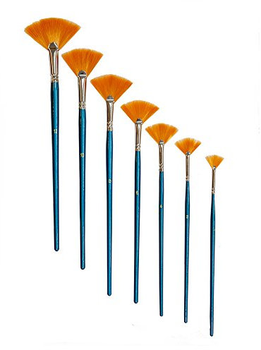 Fächerpinsel repino Pinsel Set 20021 Künstlerpinsel Pinselset für Acrylfarben, Aquarellfarben, etc.