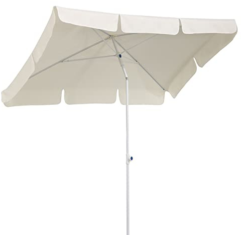 Schneider Parasol Ibiza, Nature, env. 180 x 120 cm, en 4 Parties, rectangulaire, Naturel