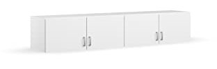 Rauch Möbel Bremen Schrankaufsatz für zusätzlichen Stauraum für den Kleiderschrank 4-türig, Weiß, kombinierbar mit Schrank-Breite 181 cm aus Modellserie Bremen BxHxT 181x39x54 cm