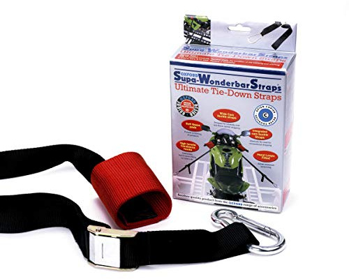 Oxford OX747 - Kit de correa para manillar de motocicleta, color negro