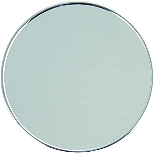 MSV MS1083/141402 - Espejo de Aumento con Ventosa Metal, 17 x 17 x 3 cm