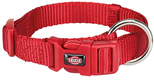 Trixie Premium hundkrage, 30-45 x 15 mm, röd