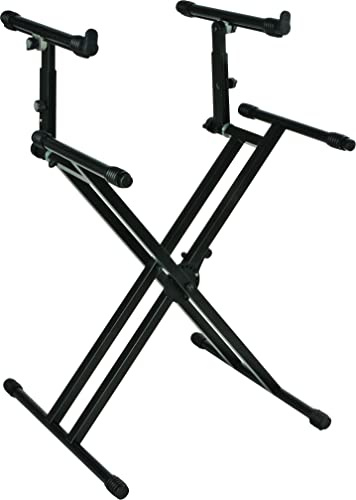 QUIK LOK QL742 Tangentbordsstativ, Svart, 62.99 x 18.01 x 103 cm