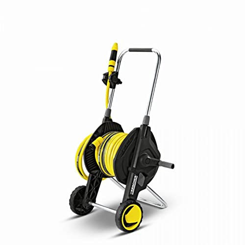 Kärcher Irrigazione - Carrello avvolgitubo HT 4.520. Dotato di tubo PrimoFlex da 5/8 (20 metri), lancia e raccordi