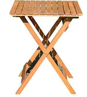 Sedex Balkon Bistro Klapptisch Mod. Diego Eukalyptus Holz Natur geölt B/T/H ca. 58/58/73