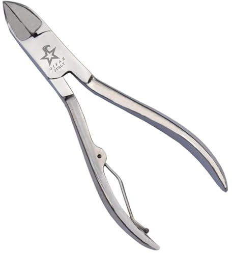 Gifaz Tronchesino per Unghie in Acciaio Inox Made in Italy : Taglia Unghie Professionale per Manicure e Pedicure, Lunghezza 10 cm