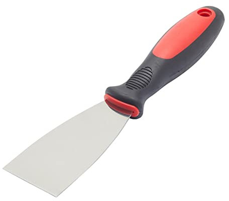 Fit For The Job 2 inch Soft Grip Handle DIY Flexible Filling Knife, Putty Knife for Applying & Smoothing Fillers & Sealants to Repair Holes & Cracks, Stainless Steel Blade, 2 50mm
