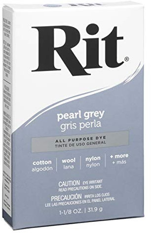 Rit Dye Powder-Pearl Gray, Acrylic/Polyester, Multicolor, 1