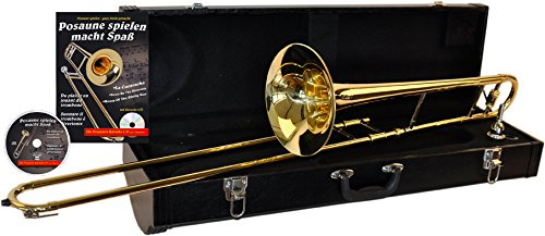LIFTON - Trombón (tenor), incl. boquilla, maleta, y libro con CD