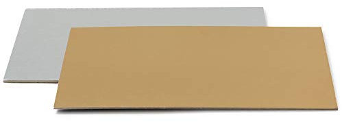 DECORA COUPLED DOILIES Silver 40X60CM Deckchen mit Paaren, Silber, 40 x 60 cm, Carta, Gold-/silberfarben