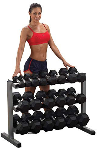 Body-Solid GDR-363 All in One Kurzhantelständer | Hantelablage | Hexhantelablage | Dumbbell Rack