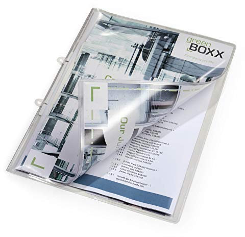 Durable Sichthefter glasklar A4 aus Weichfolie, für A4, 223 x 313 mm, transparent, 25er Packung, 251219