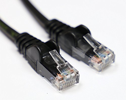 Consoletronic 5m Black Cat5e High Speed Ethernet RJ45 High Speed 5 Metre Network LAN Router Modem Broadband Internet UTP Cable Lead Cat 5e