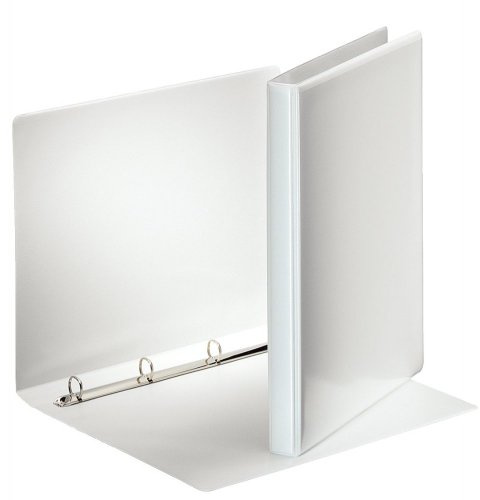 Esselte Ringbuch Präsentation, 10er Pack, mit Taschen, A4, 4 Ringe 16 mm, Weiß, 49700