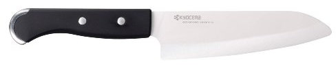 Kyocera KP-150-WH Santoku Manche Professionnel Luxe Lame Blanche Céramique 15 cm