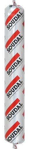 Soudal Silirub PRO N vetri-silicone sanitario 600 ml nel sacco tubolare trasparente