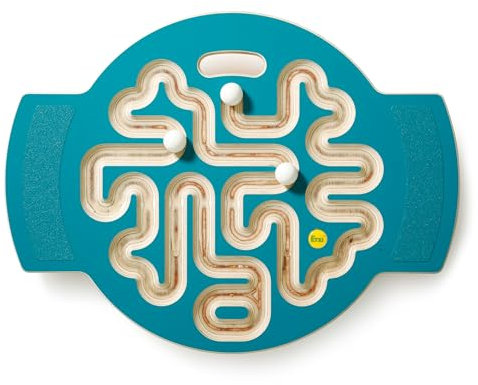 Erzi 46374 Trackboard Draht aus Holz, Fördert Geschicklichkeit und Balance