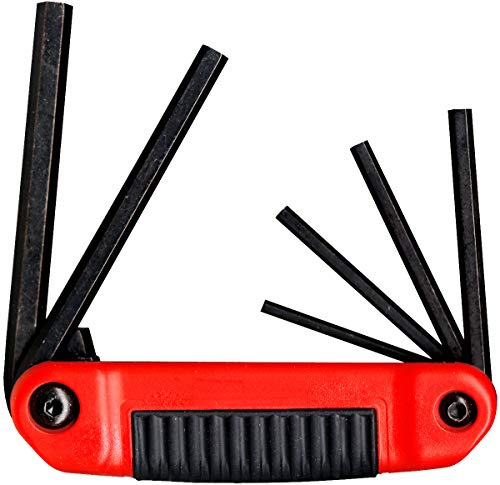 EKLIND 25611 - Llave Allen plegable Ergo-Fold - Juego de 6 llaves Allen SAE en pulgadas tamaños 5/32-3/8