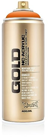 Montana Cans 284274 Spray Gold GLD400 2070, 400 ml, Orange