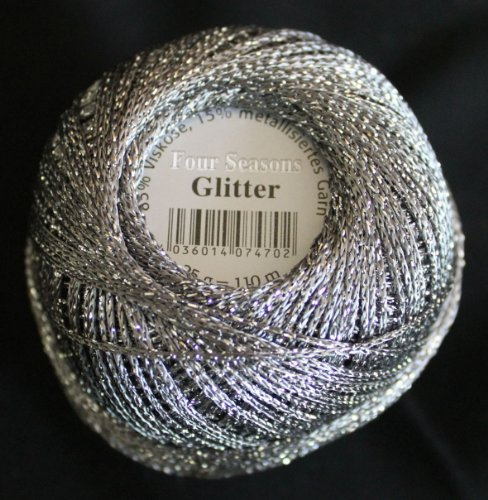 Glitter Gründl Wolle Häkelgarn 25 g Farbe 8220