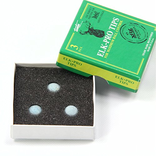 - Elk Master Pro Queuespitzen für Poolbillard, Snooker, 10 mm, weich