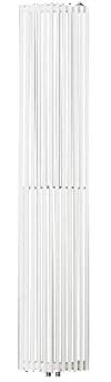 XIMAX Röhrenheizkörper TRITON-E (weiß), Höhe 1800 x Breite 340 mm