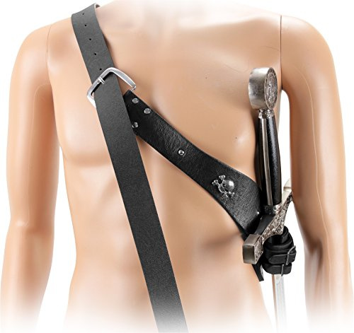 MAKOTO Leather Medieval Sword Frog Pirate Cutlass Belt Hanger