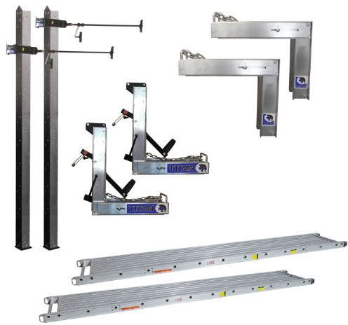Titan Aluminum Pump Jack Scaffold System - Package #3