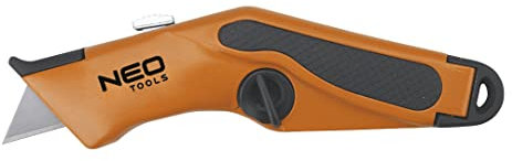 NEO Profi Cuttermesser, Teppichmesser aus metall Paketmesser Allzweckmesser Trapezklinge