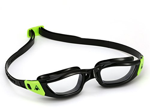 Aqua sfär unisex vuxen kameleont simglasögon, klar lins/svart/lime, en storlek