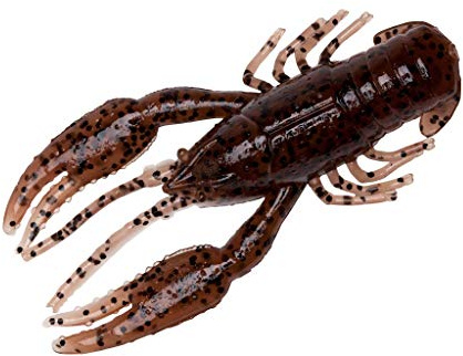 Yum Lures Unisex-Erwachsene YCRB307 Bug Finesse Craw, 8,9 cm, Carolina Kürbis, 8 Stück, 3.25